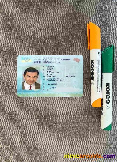 Ukraine driving license photolook